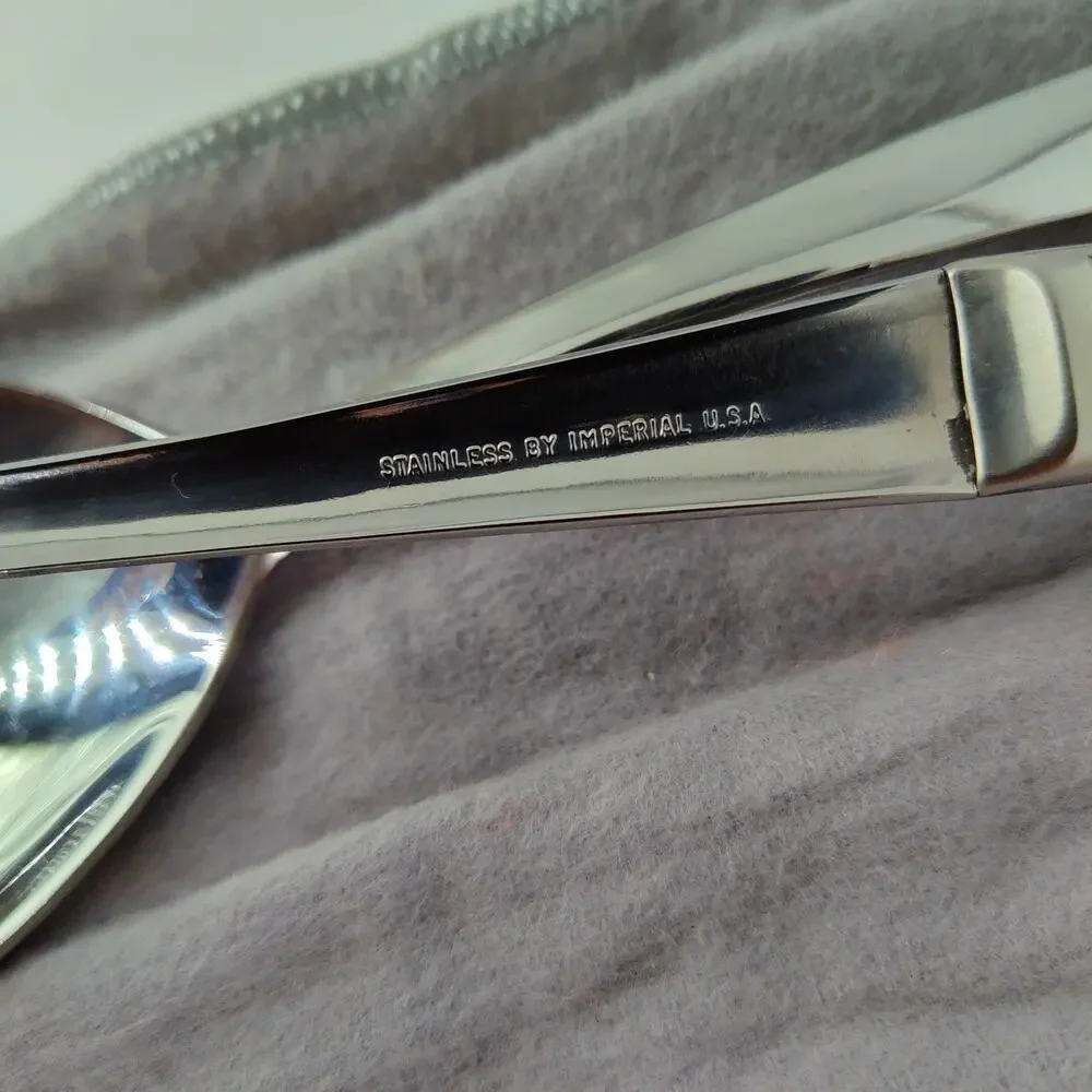 Oneida Patrick Henry Imperial Stainless USA Carving & Salad Serving Set